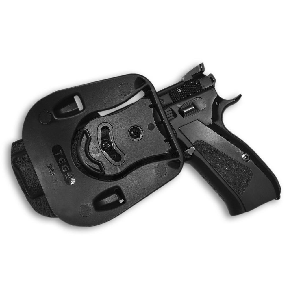 CZ 75 SP-01 OWB Paddle Holster Black 2