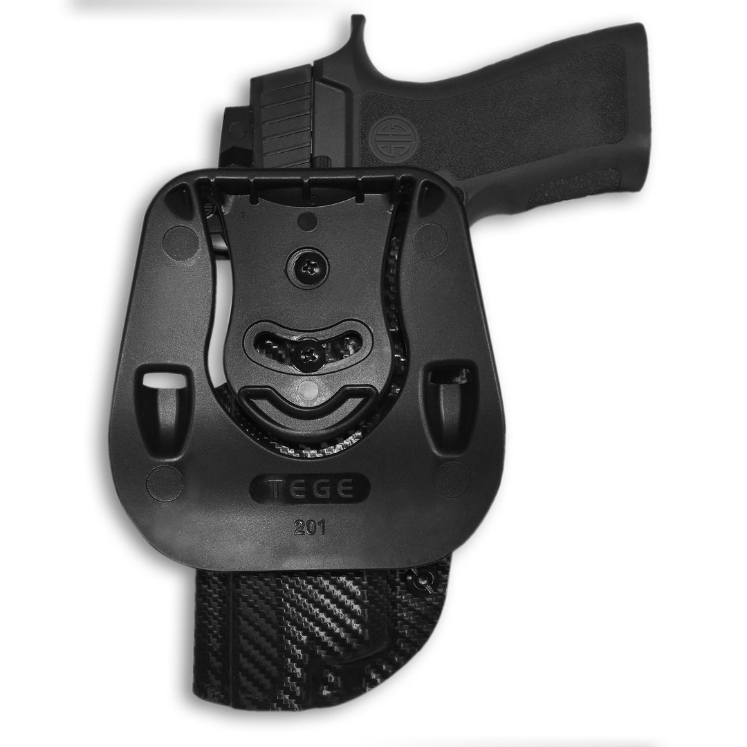 Sig P320X5/P320 X5 Legion OWB Paddle Holster Carbon Fiber 4