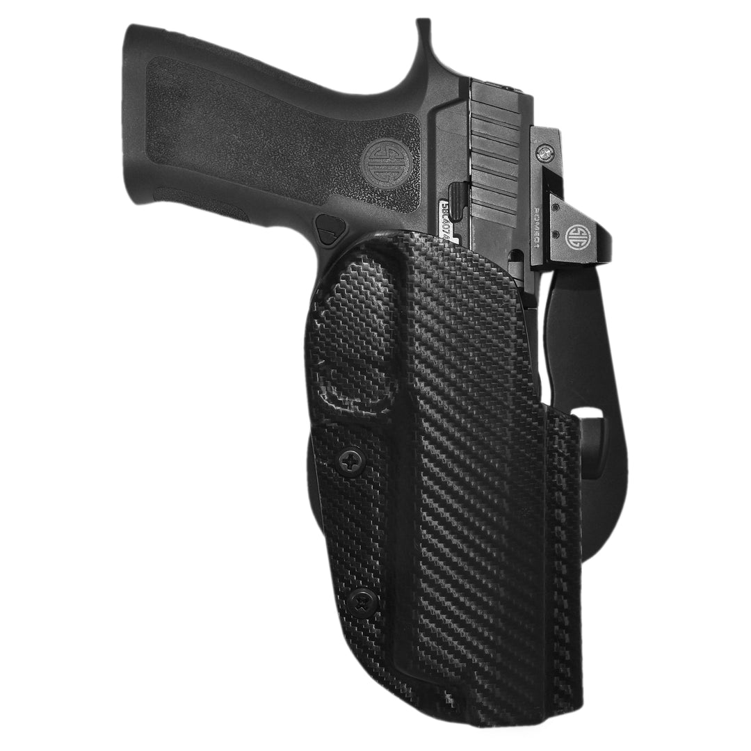 Sig P320X5/P320 X5 Legion OWB Paddle Holster Carbon Fiber 3