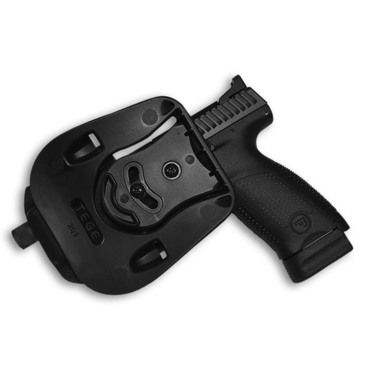 CZ P-10 C OWB Paddle Holster  Black 2