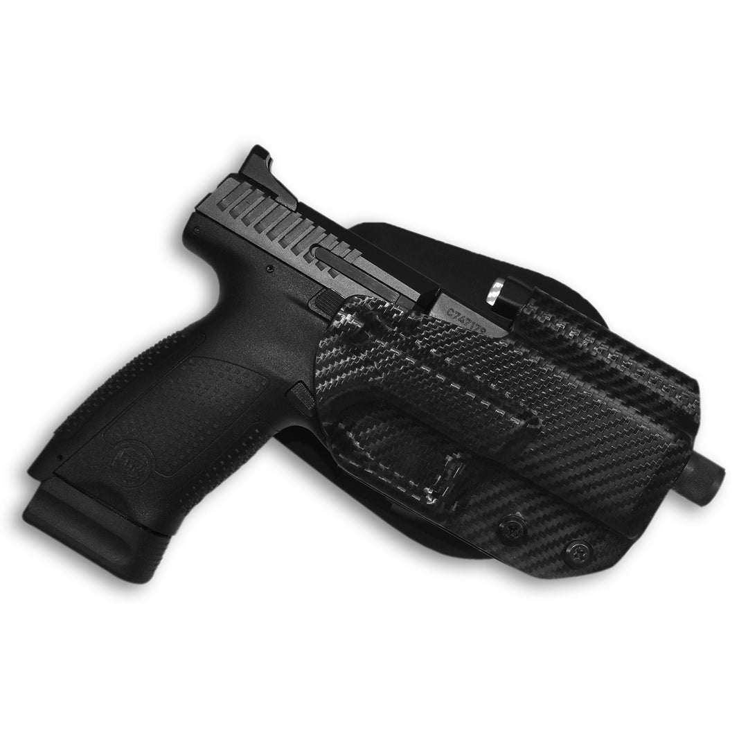 CZ P-10 C OWB Paddle Holster  Carbon Fiber 1