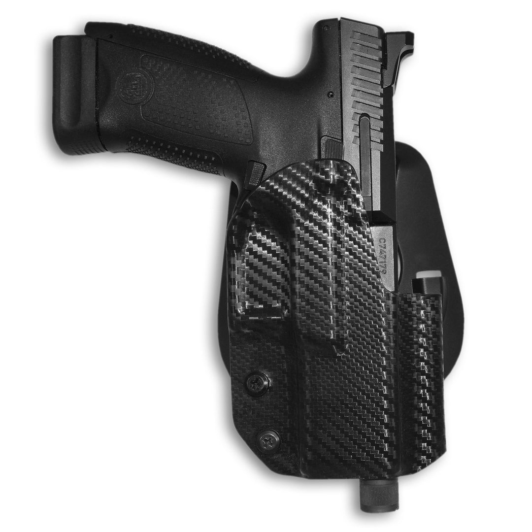 CZ P-10 C OWB Paddle Holster  Carbon Fiber 3