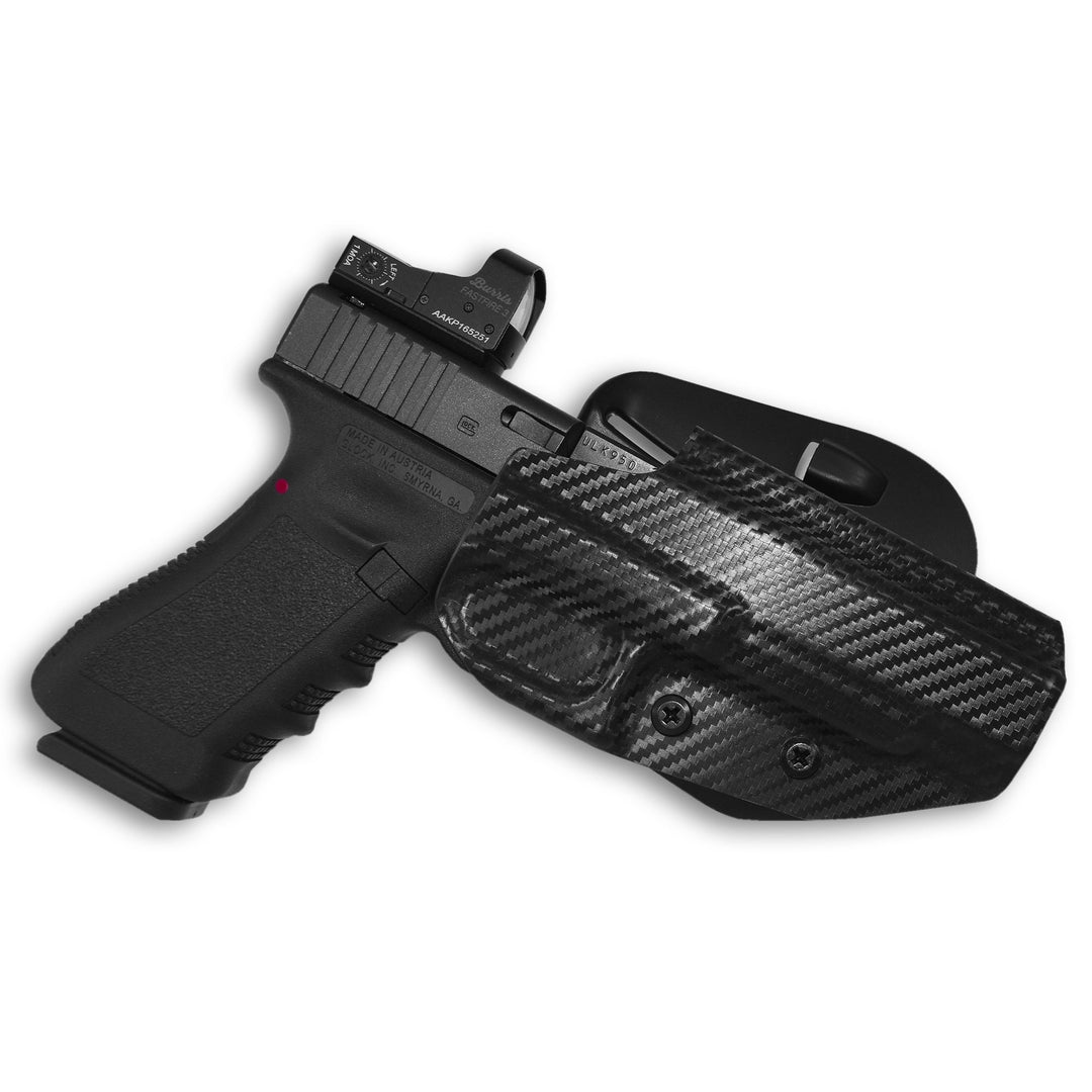 Glock 34/35 (Gen 1-5) OWB Paddle Holster Carbon Fiber 1