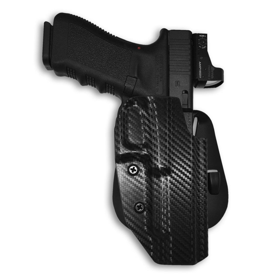 Glock 34/35 (Gen 1-5) OWB Paddle Holster Carbon Fiber 3