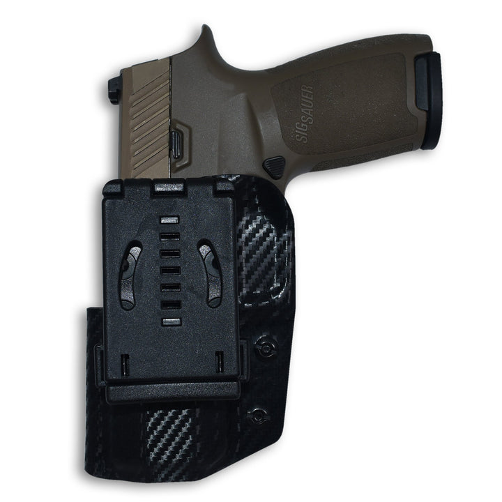 Sig P320 Compact/X-Carry OWB Concealment/IDPA Holster Carbon Fiber 4