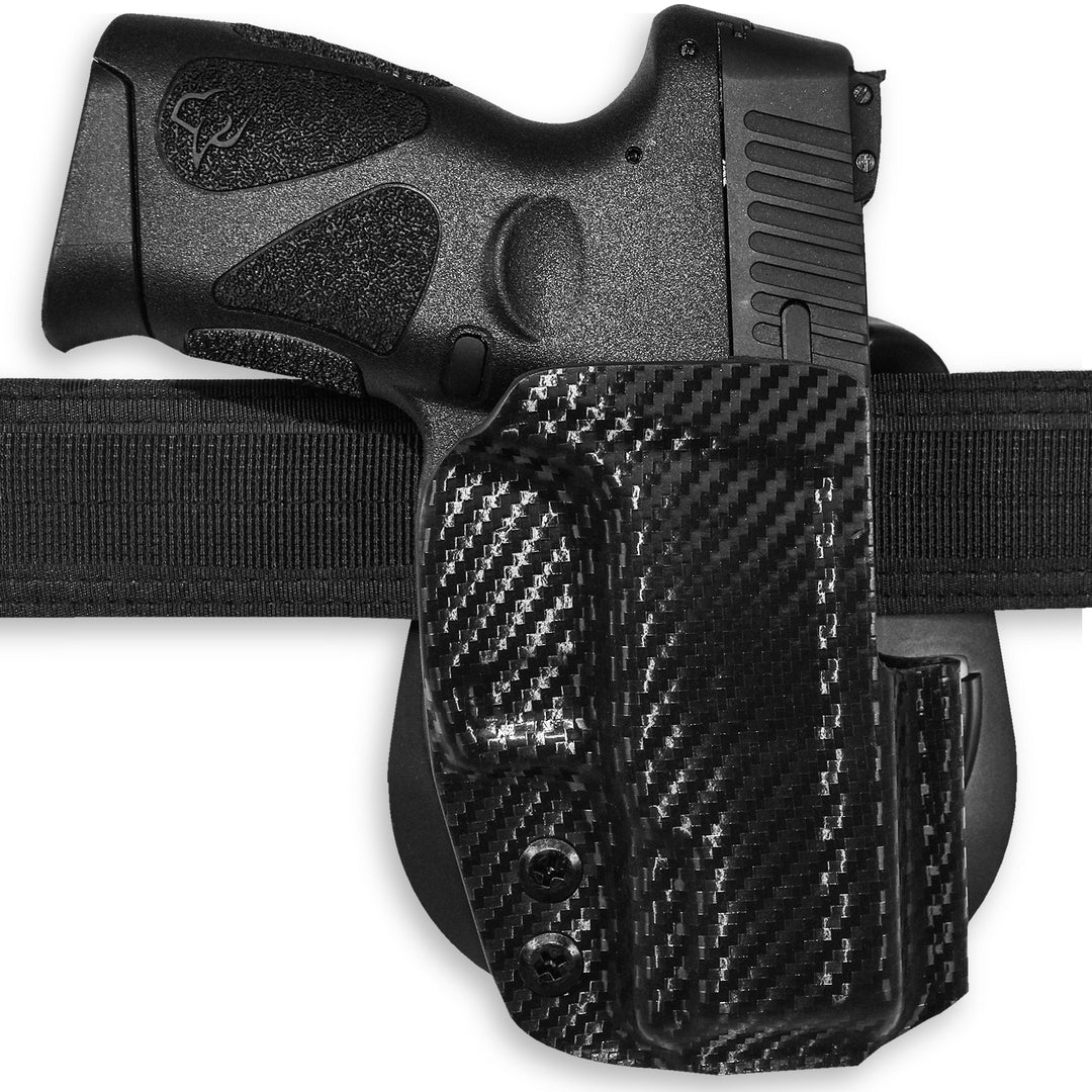 Taurus G3C OWB Paddle Holster Carbon Fiber 3