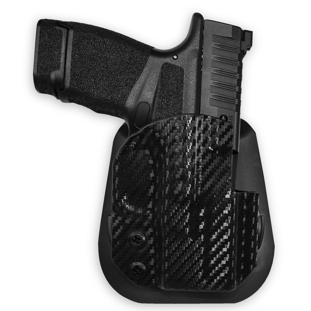 Springfield Hellcat OWB Paddle Holster Carbon Fiber 1