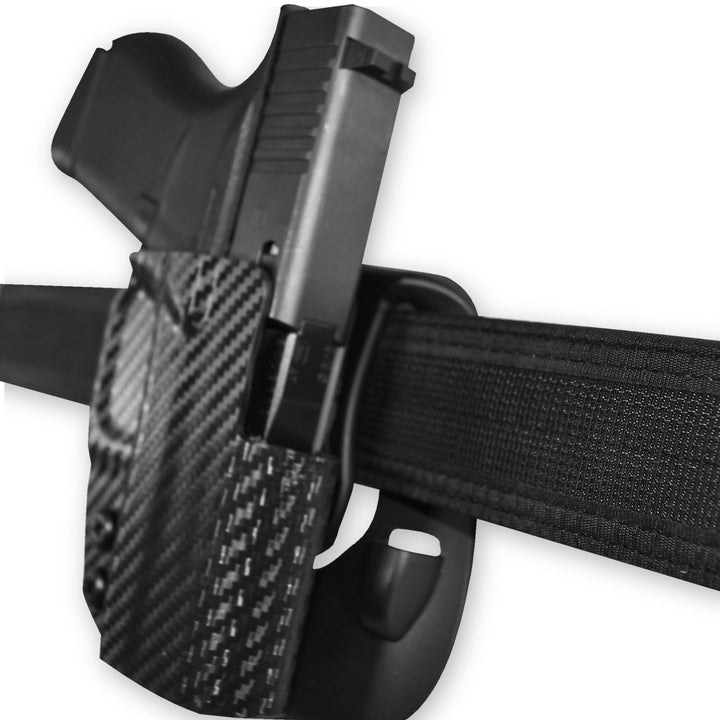 Glock 43 OWB Paddle Holster Carbon Fiber 6