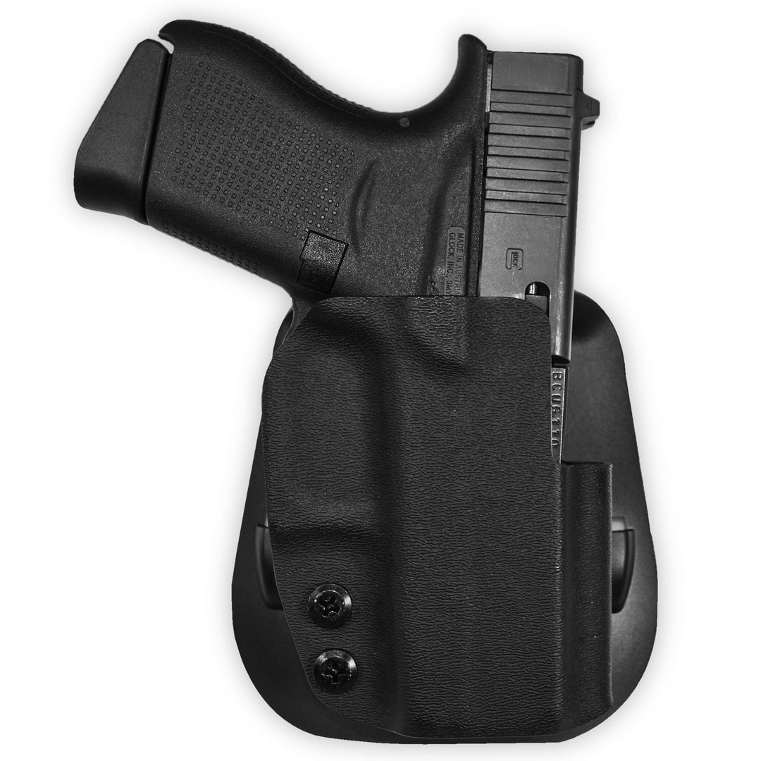 Glock 43 OWB Paddle Holster Holster Black 2