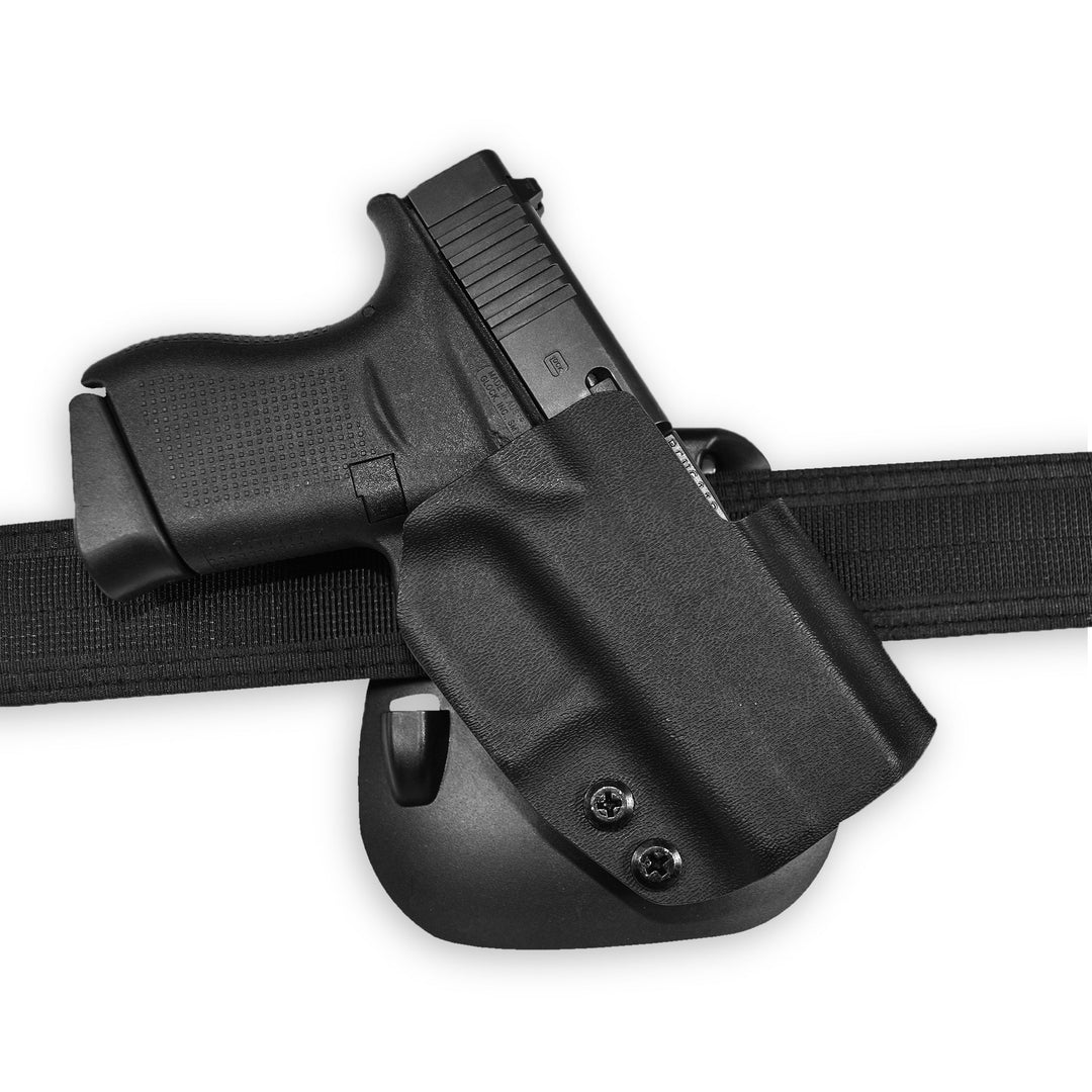 Glock 43 OWB Paddle Holster Holster Black 4