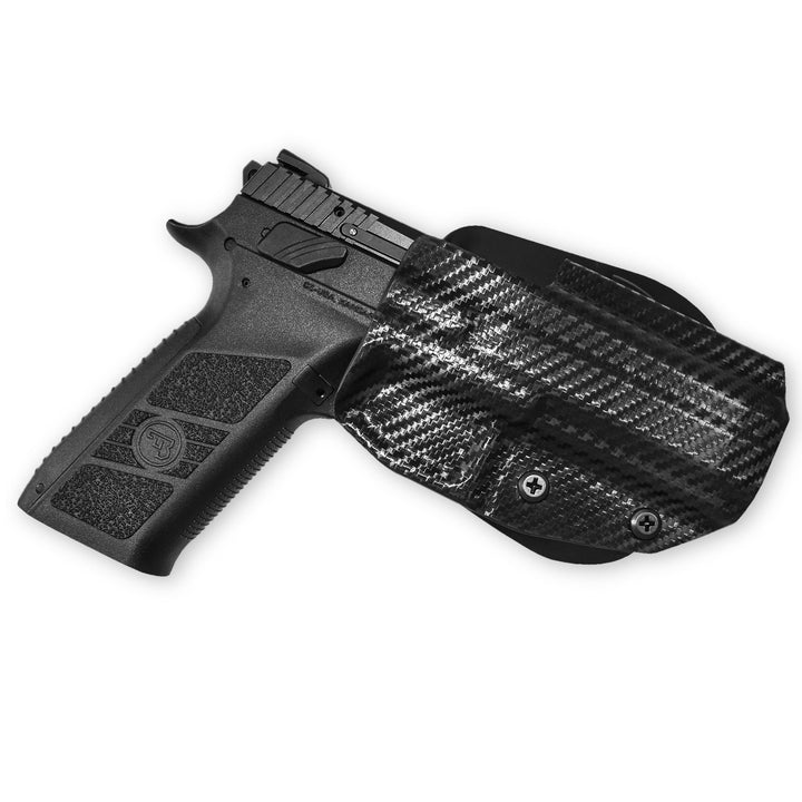 CZ P-07 OWB Paddle Holster Carbon Fiber 1