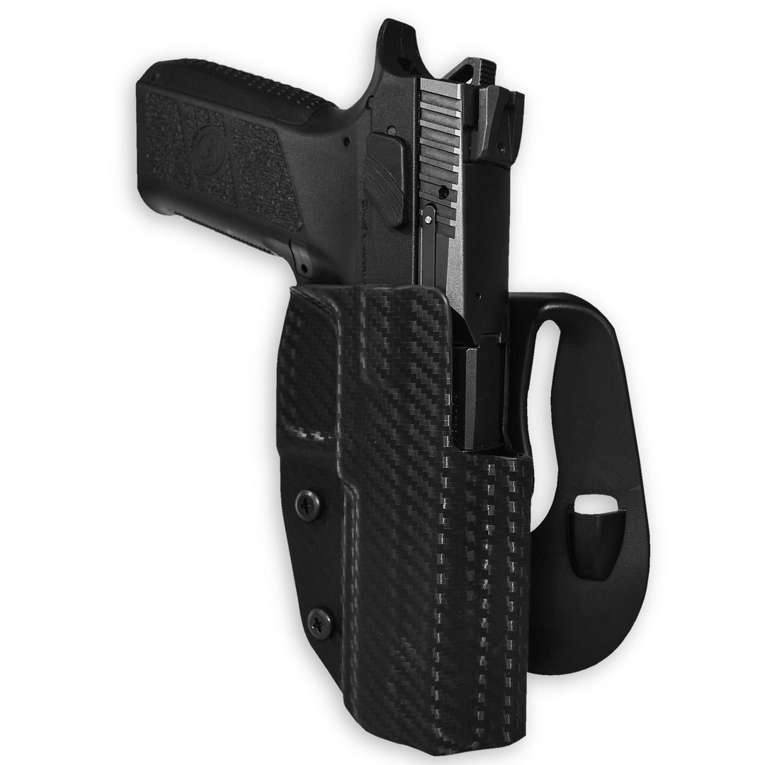 CZ P-09  OWB Paddle Holster Carbon Fiber 5