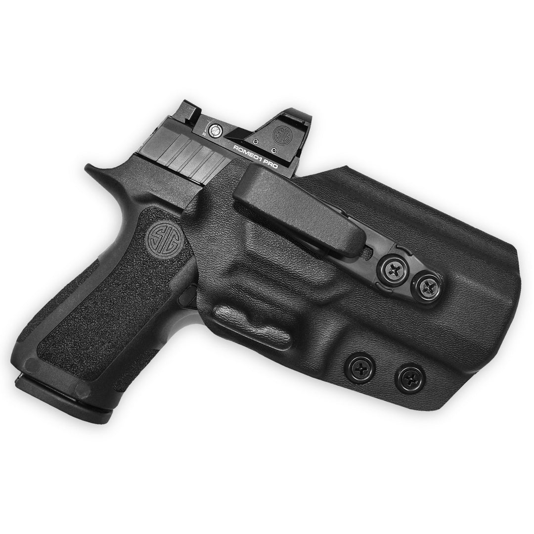Sig Sauer P320 Compact/ X-Carry IWB Tuckable Red Dot Ready w/ Integrated Claw Holster Black 1