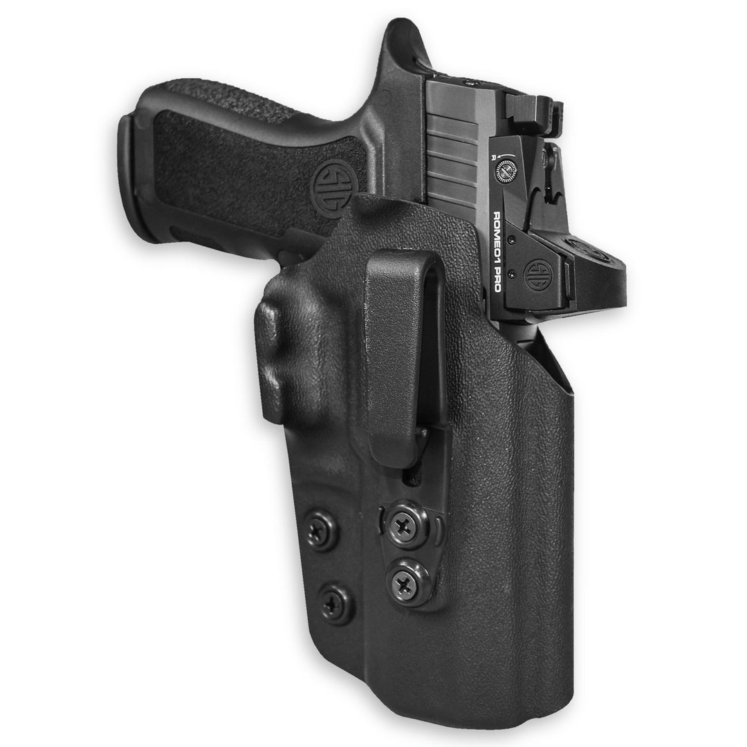 Sig Sauer P320 Compact/ X-Carry IWB Tuckable Red Dot Ready w/ Integrated Claw Holster Black 3