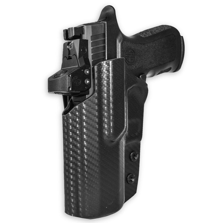 Sig Sauer P320 Compact/ X-Carry IWB Tuckable Red Dot Ready w/ Integrated Claw Holster Carbon Fiber 4