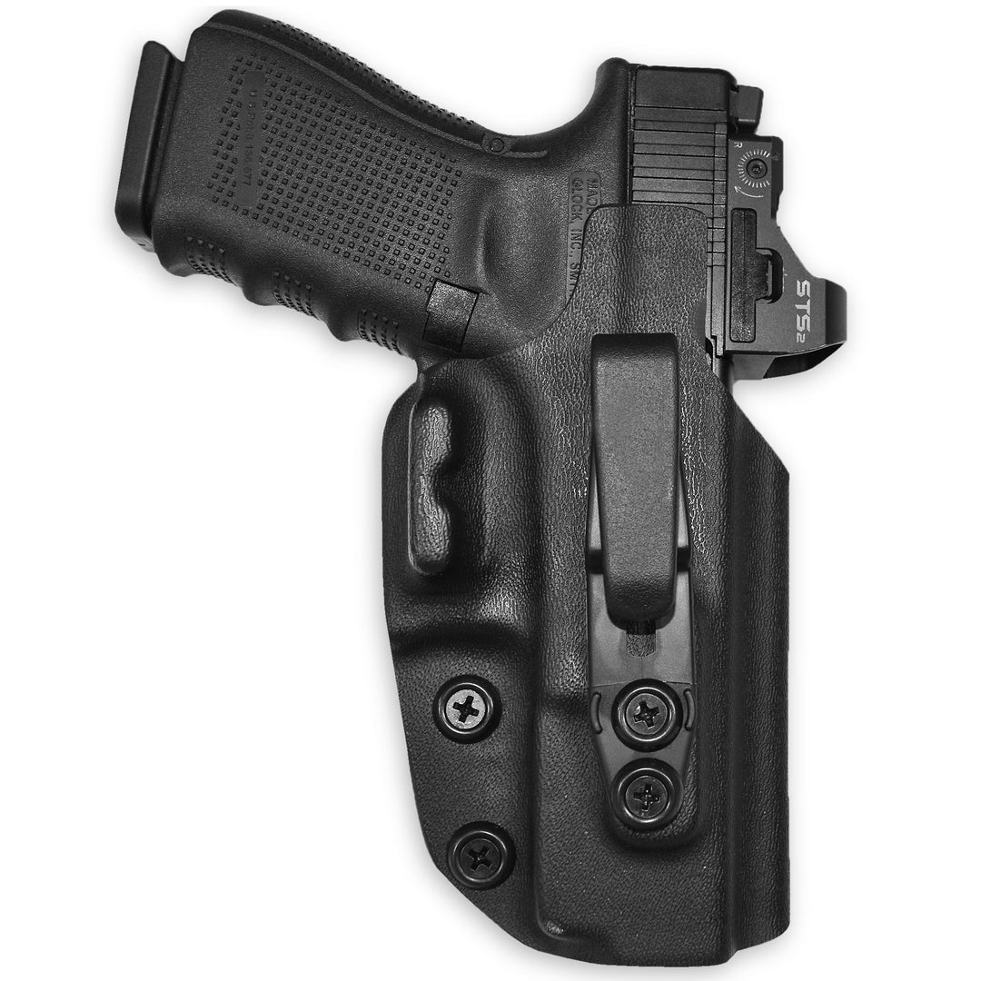 Glock 19 IWB Tuckable Red Dot Ready w/ Integrated Claw Holste Black 3