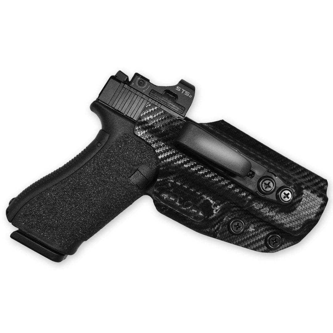 Glock 19 IWB Tuckable Red Dot Ready w/ Integrated Claw Holste Carbon Fiber 1