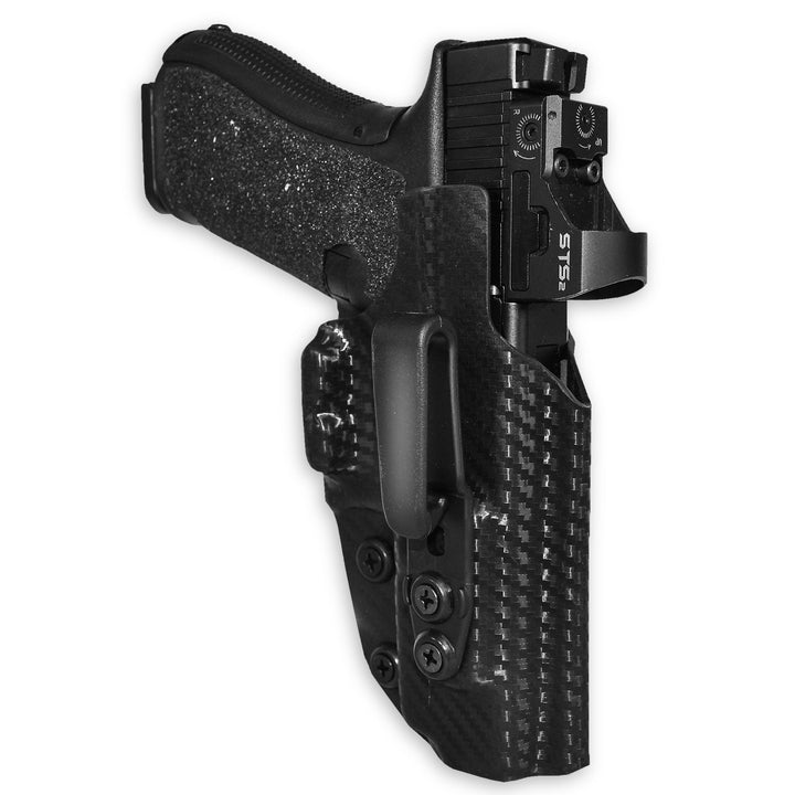 Glock 19 IWB Tuckable Red Dot Ready w/ Integrated Claw Holste Carbon Fiber 4