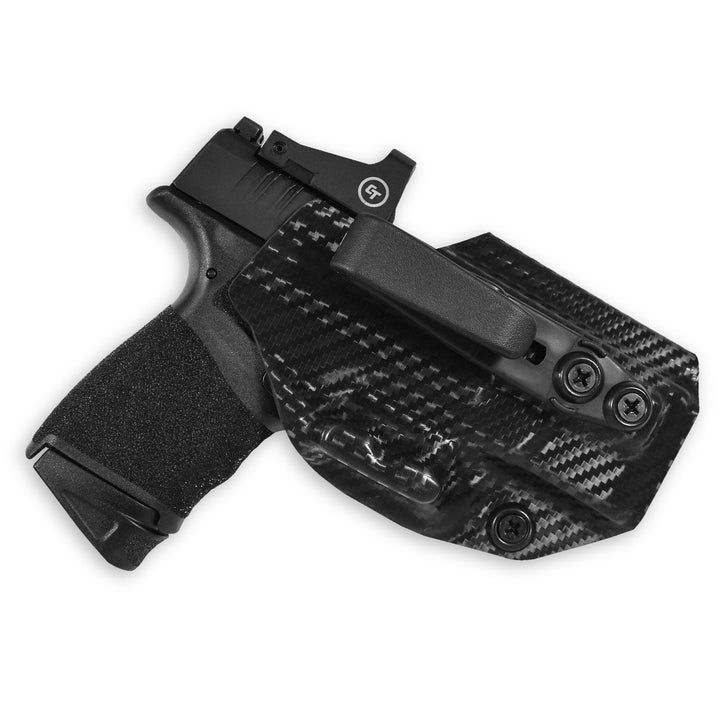 Springfield Hellcat IWB Tuckable Red Dot Ready w/ Integrated Claw Holster Carbon Fiber 1
