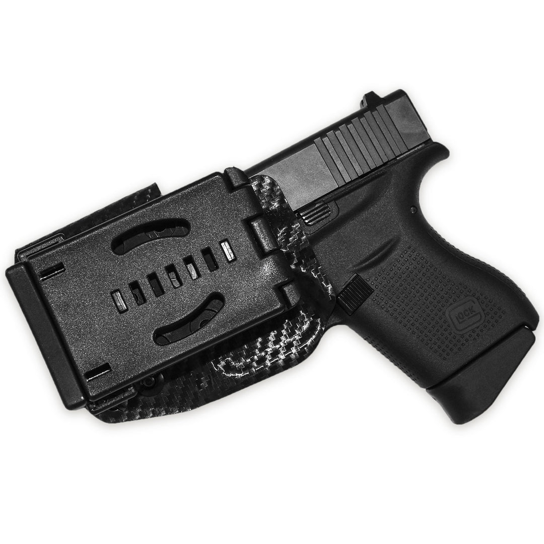 Glock 43 OWB Concealment/IDPA Holster Carbon Fiber 2