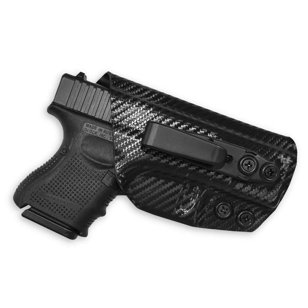 Glock 26 IWB Full Cover Classic Tuckable Holster Carbon Fiber 1