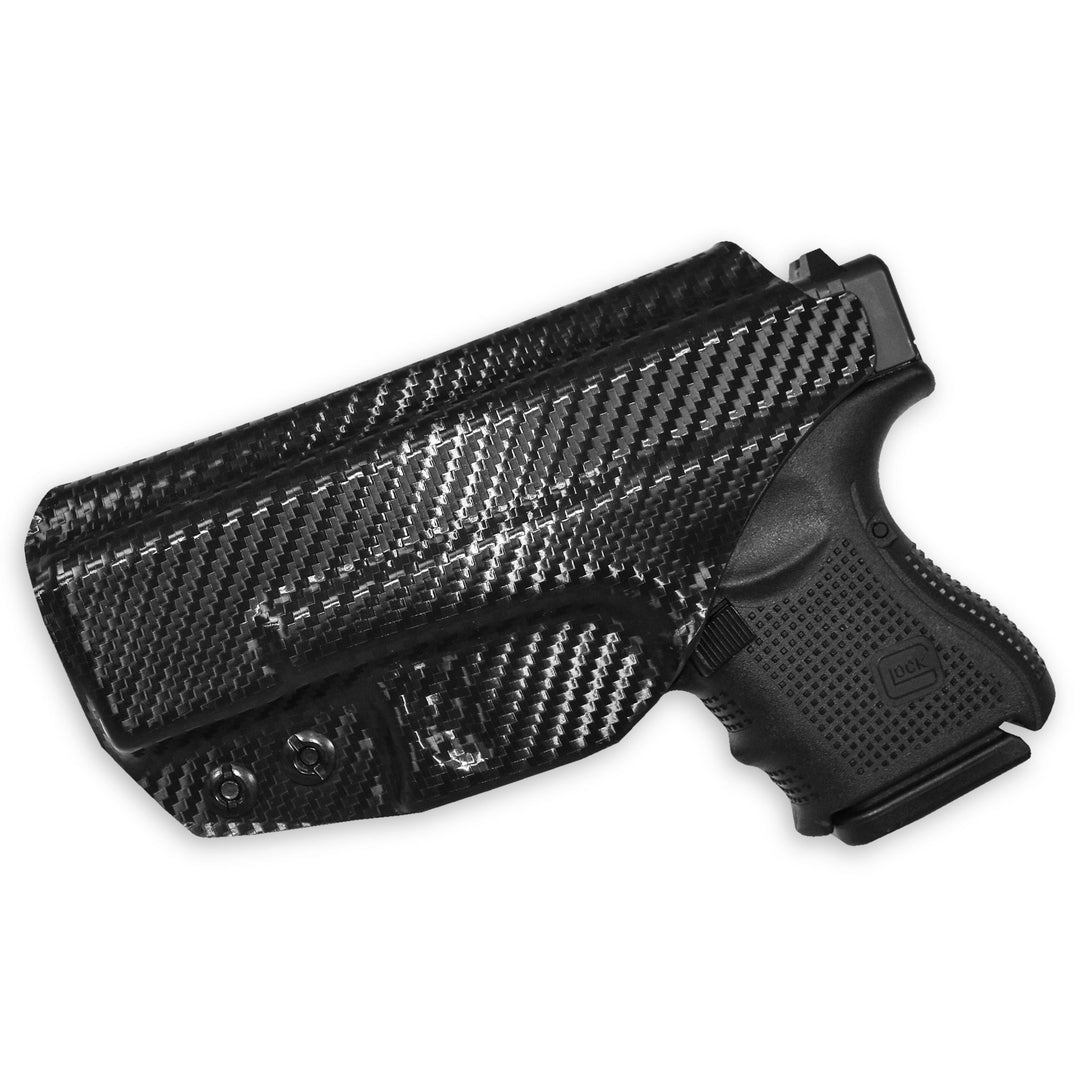 Glock 26 IWB Full Cover Classic Tuckable Holster Carbon Fiber 2