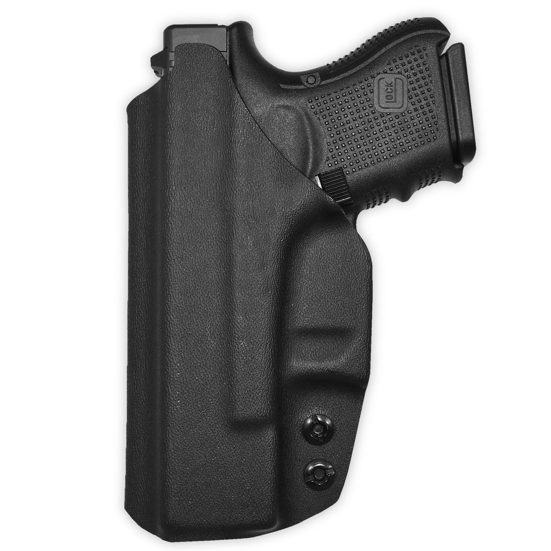 Glock 26 IWB Full Cover Classic Tuckable Holster Black 4