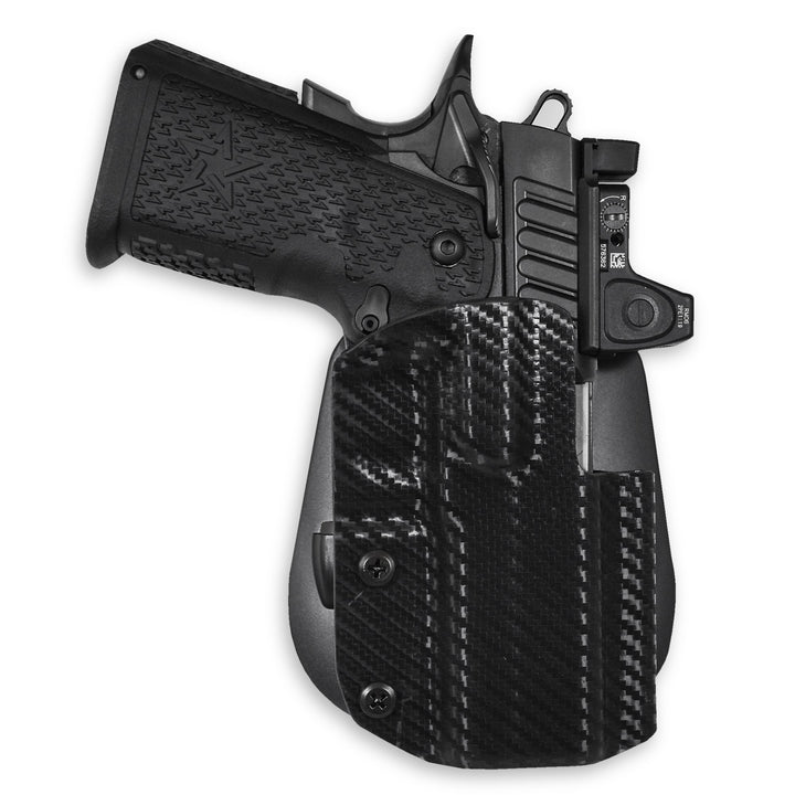 STI Staccato C2 OWB Paddle Holster Carbon Fiber 2