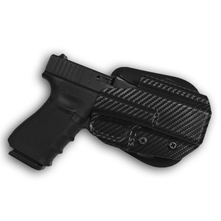 Glock 17/22/44/45 OWB Paddle Holster Carbon Fiber 1