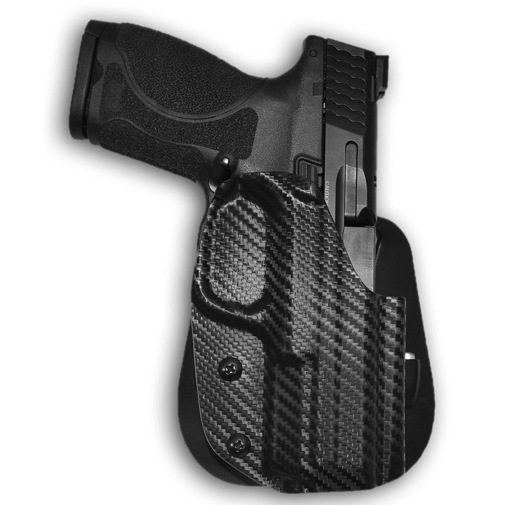 Smith & Wesson M&P9 4.25'' Barrel OWB Paddle Holster Carbon Fiber 2