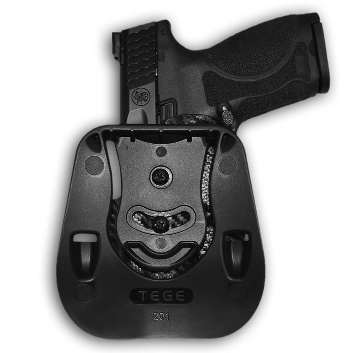 Smith & Wesson M&P9 4.25'' Barrel OWB Paddle Holster Carbon Fiber 3