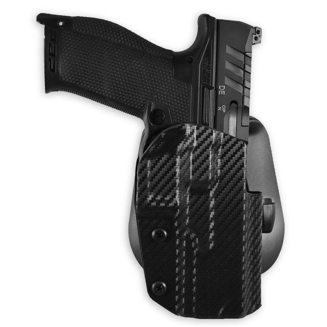 WALTHER PDP COMPACT/4"/4.5" OWB Paddle Holster Carbon Fiber 3