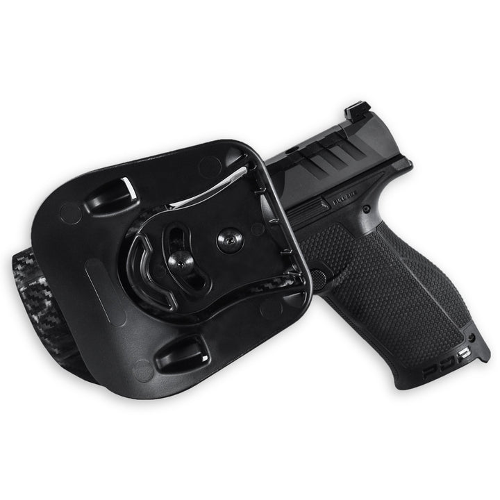 WALTHER PDP COMPACT/4"/4.5" OWB Paddle Holster Carbon Fiber 2