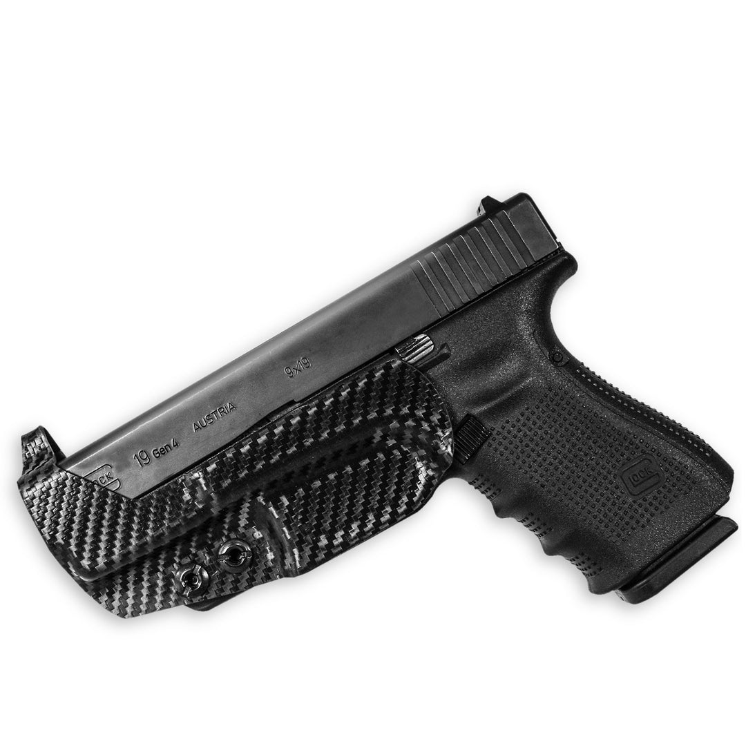 Glock 19 19X 23 32 45 IWB Extra Low Profile Thong Ambidextrous Holster Carbon Fiber 3