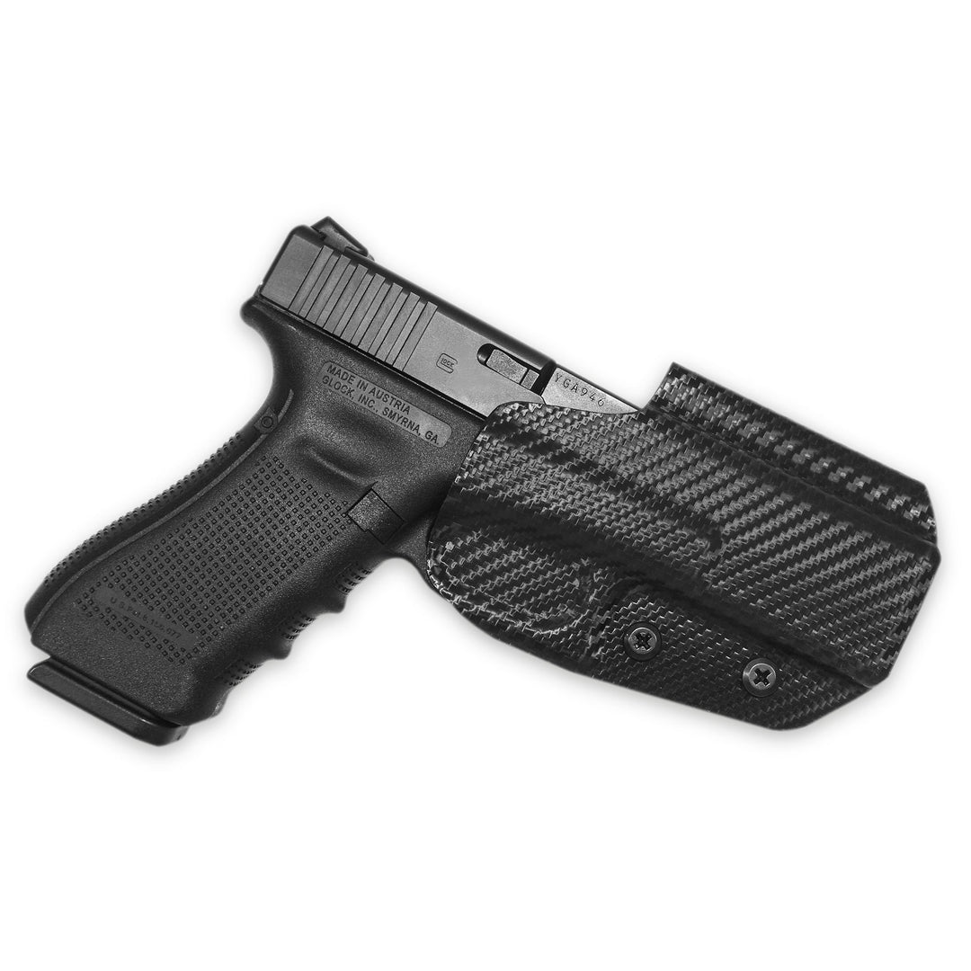 Glock 19 19X 23 32 45 (Gen 1-5) OWB Concealment/IDPA Holster Carbon Fiber 1