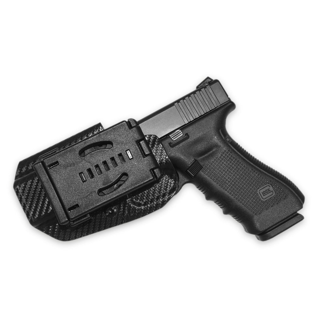 Glock 19 19X 23 32 45 (Gen 1-5) OWB Concealment/IDPA Holster Carbon Fiber 2