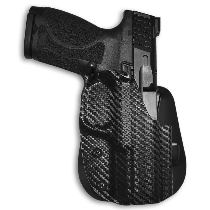 Smith & Wesson M&P9 5'' Barrel OWB Paddle Holster Carbon Fiber 3