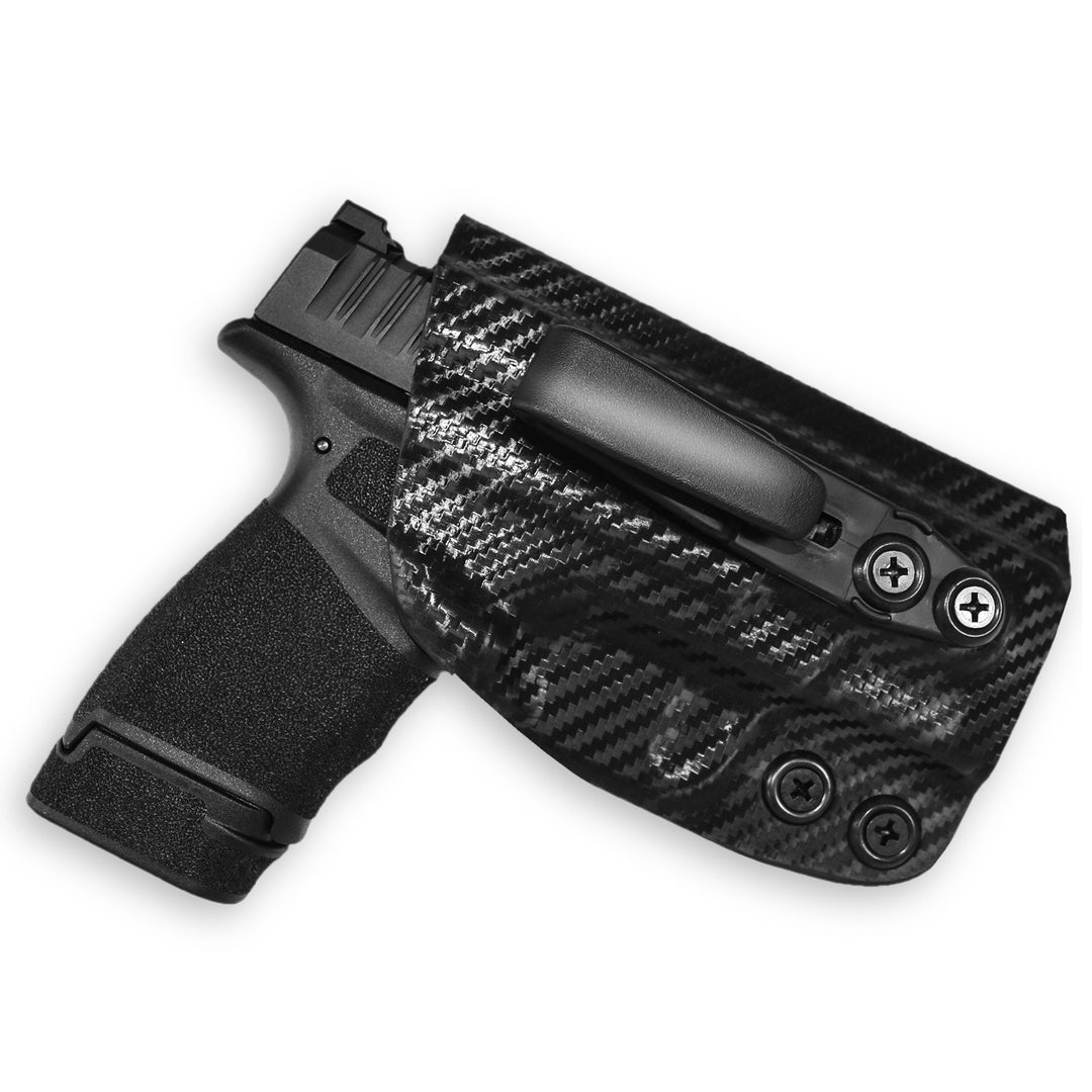 Springfield Hellcat IWB Full Cover Classic Tuckable Holster Carbon Fiber 1