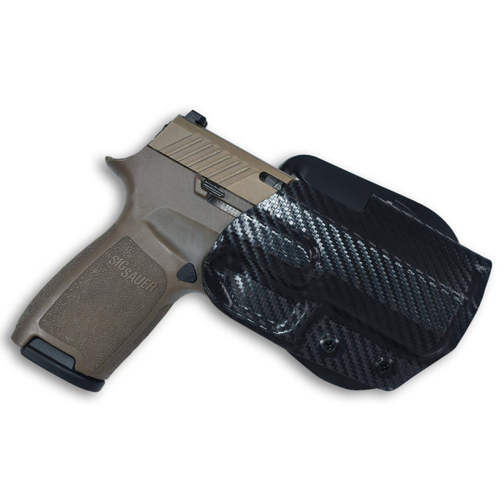 Sig P320 Compact/X-Carry OWB Paddle Holster Carbon Fiber 1