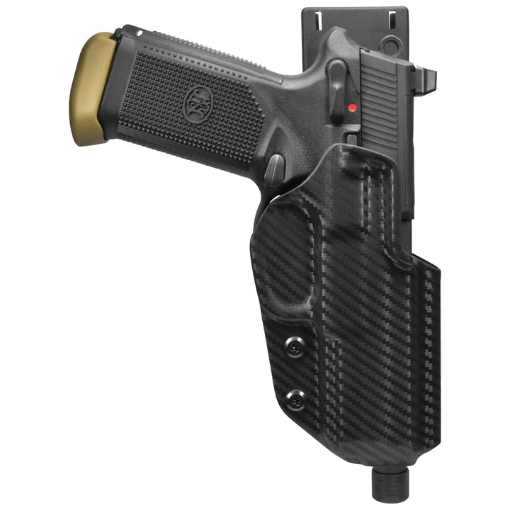 FN FNX-45 Tactical OWB CONCEALMENT/IDPA HOLSTER Carbon Fiber 1