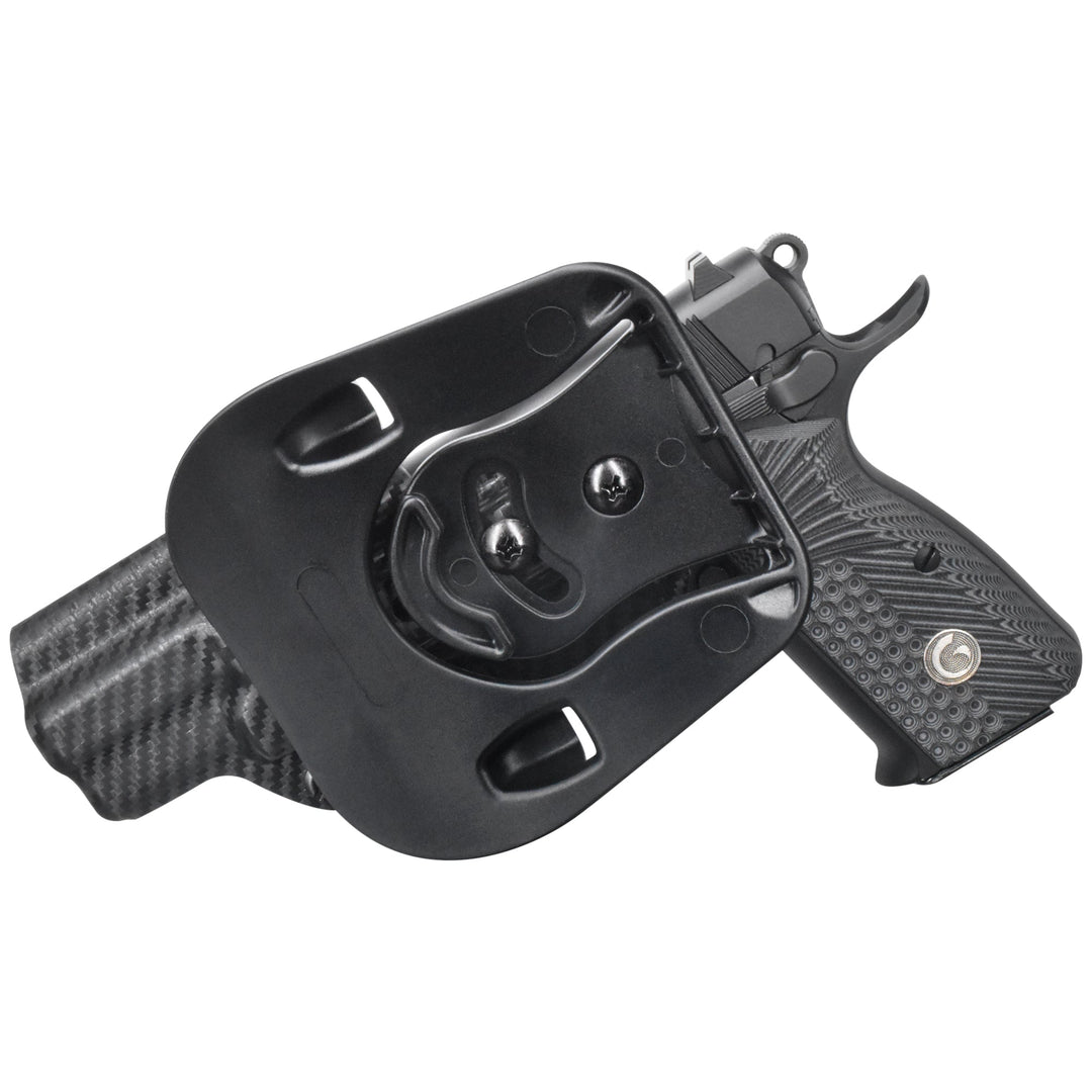 Girsan MC P35 OWB Paddle Holster Carbon Fiber 2