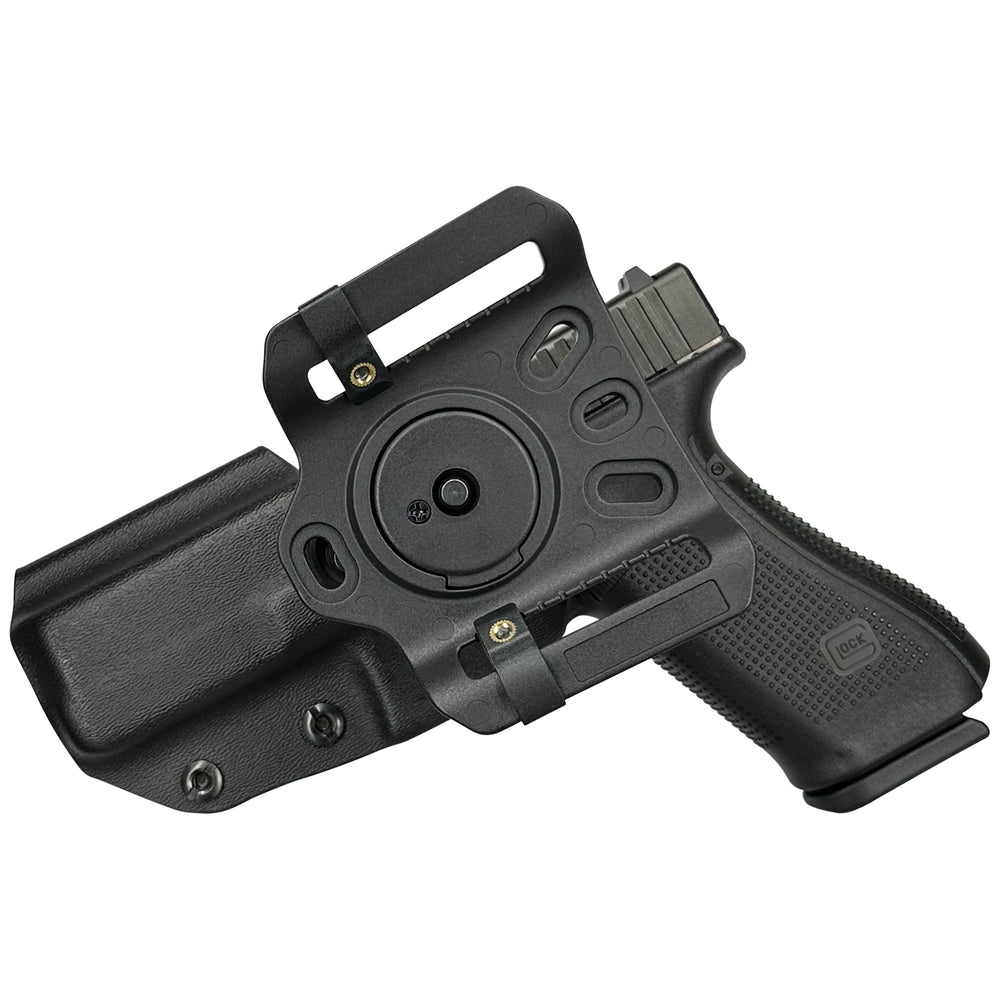 Glock 17 22 44 45 OWB Quick detach Belt Loop Holster Black 2