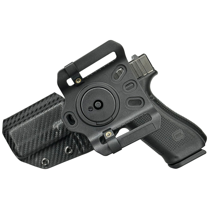 Glock 17 22 44 45 OWB Quick detach Belt Loop Holster CarbonFiber 2