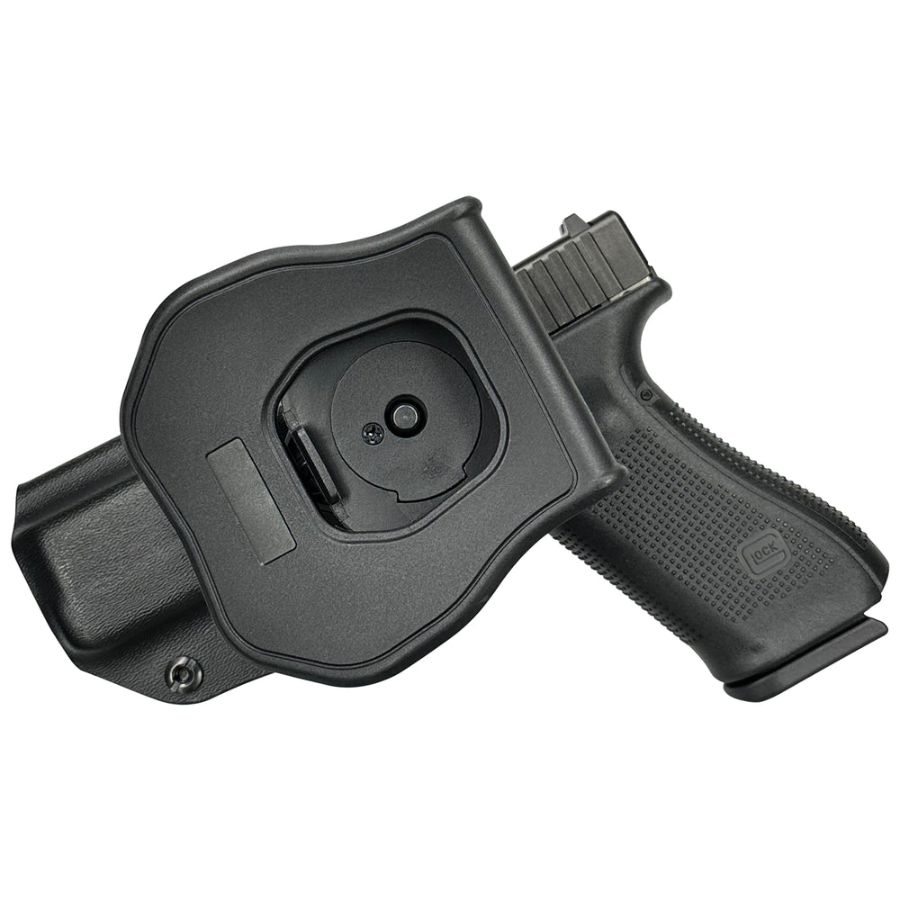 Glock 17 22 44 45 (Gen 1-6) OWB Quick Detach Paddle Holster Black 2