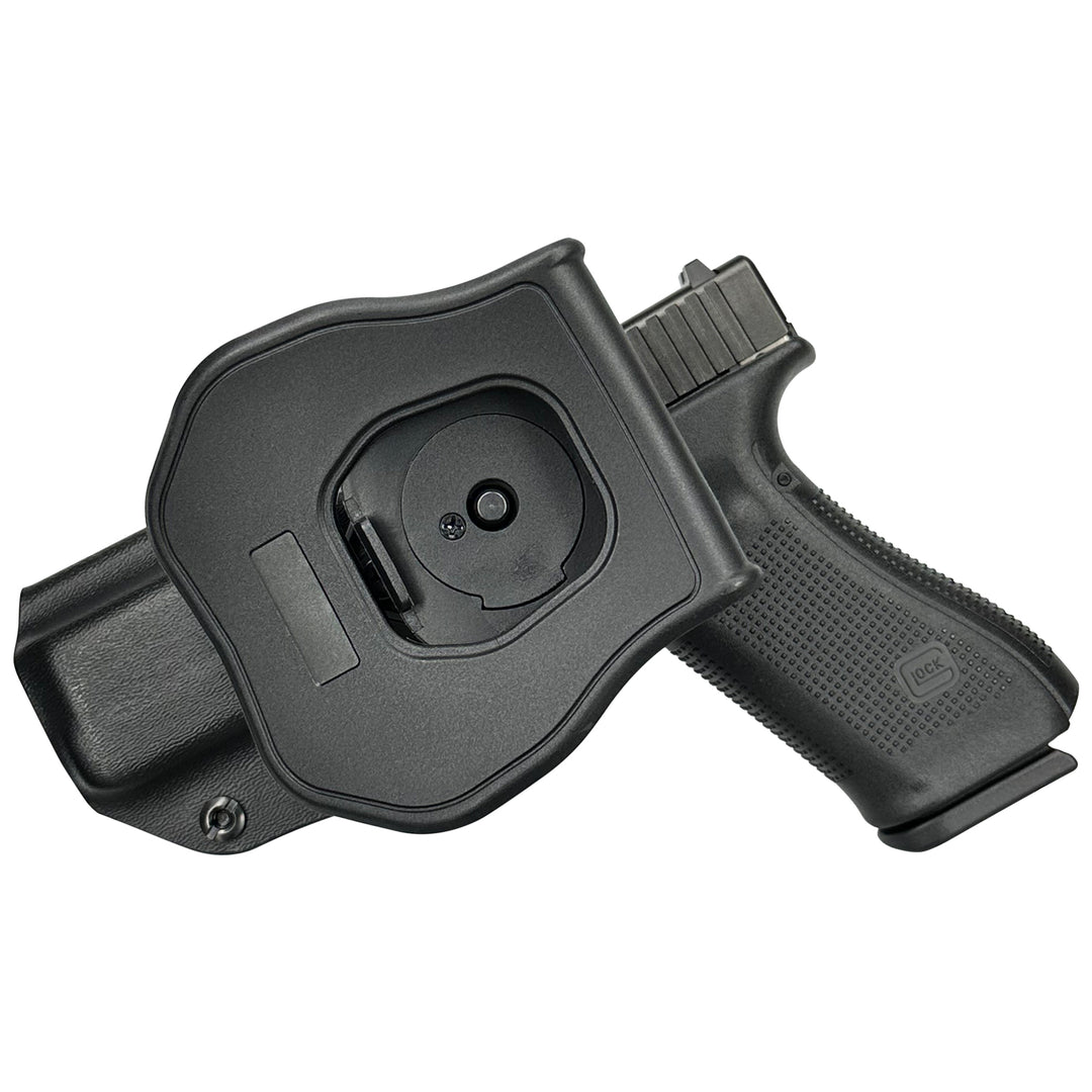 Glock 17 22 44 45 (Gen 1-6) OWB Quick Detach Paddle Holster Black 2