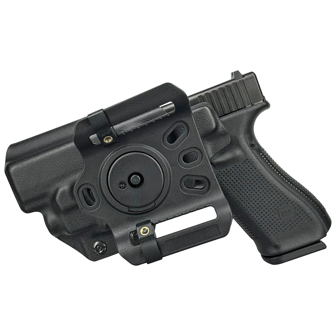 Glock 17 22 44 45 + TLR-7/8 OWB Quick detach Belt Loop Holster Black 2