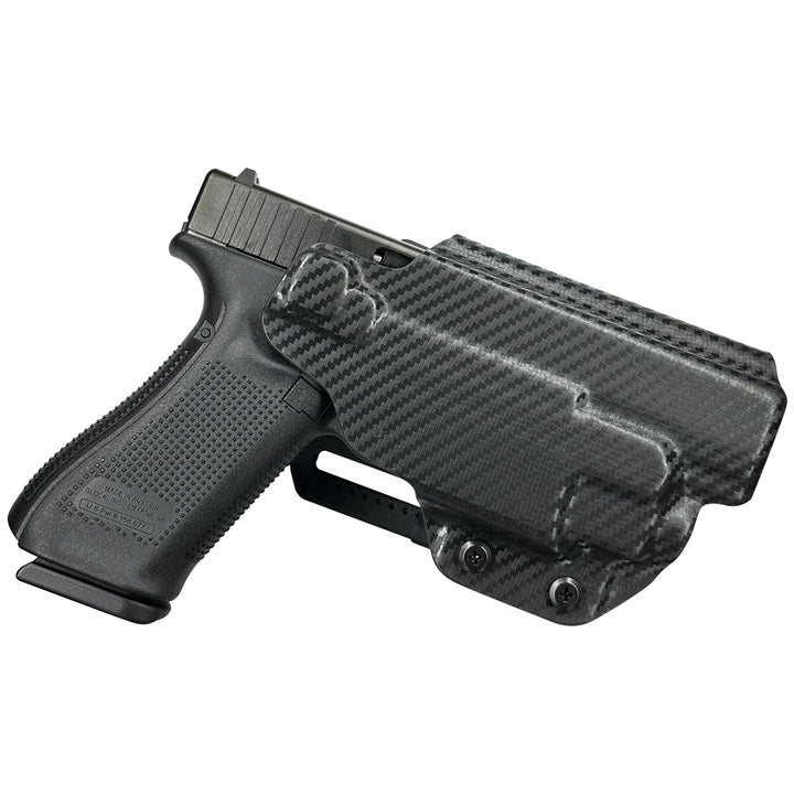 Fits Glock 17/19/19X/22/31/44/45 (Gen 4) + Streamlight (TLR-7 X)(TLR-7A)(TLR-8AG) OWB Quick Detach Belt Loop Holster