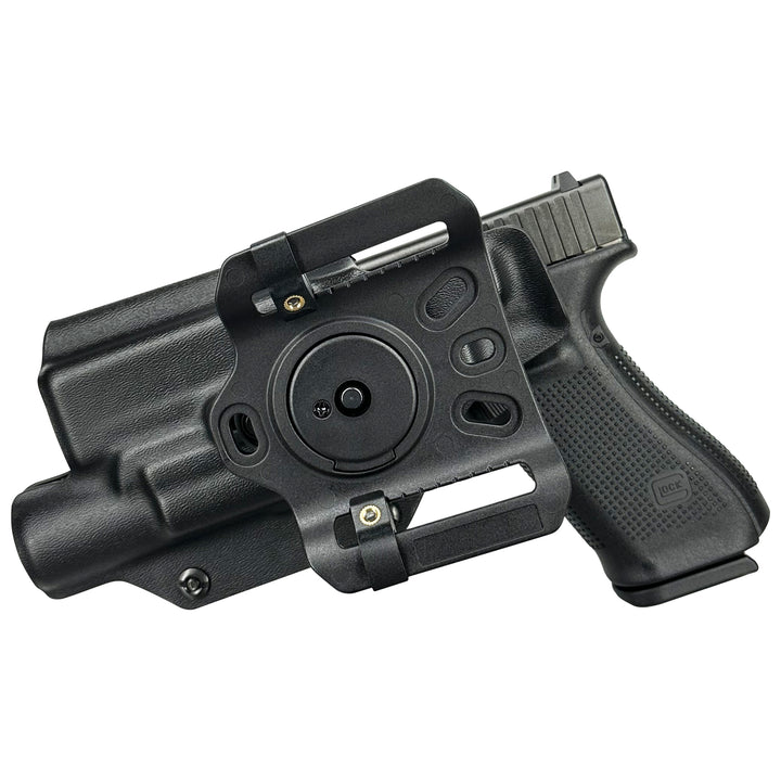 Glock 17 22 44 45 + SureFire X300U-A OWB Quick detach Belt Loop Holster Black 2