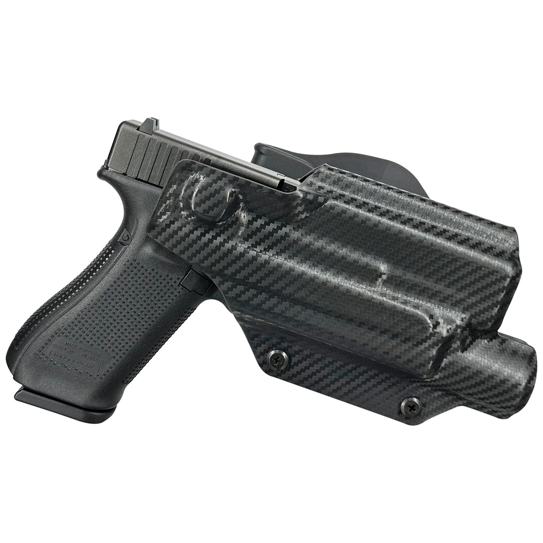 Fits Glock 17/19/19X/22/31/44/45 (Gen 1-6) + X300U-A  OWB Quick Detach Paddle Holster