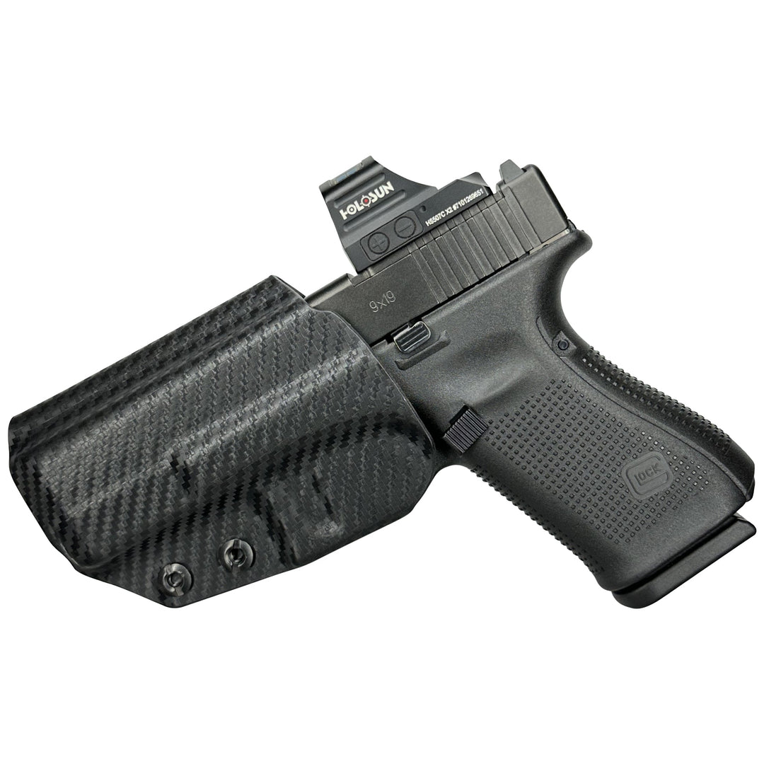 Glock 19X/19/23/32 (Gen 1-5) IWB Minimalist Holster Carbon Fiber 2
